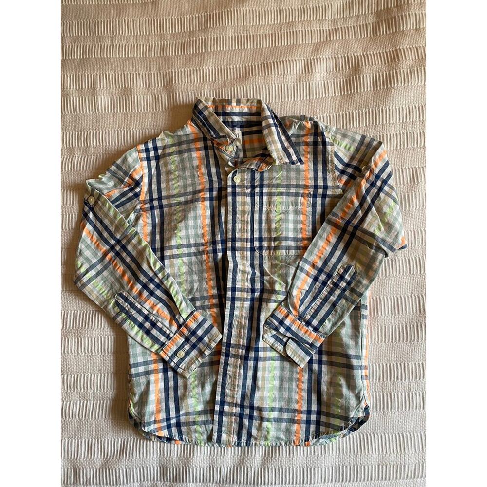 Gap Kids M (8) Gingham Button Down